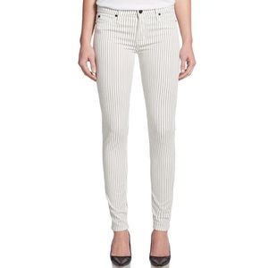 NEW Hudson Striped Skinny Jeans